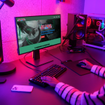 Free Gaming Display Mockup (Mockuuups Studio)